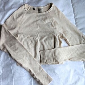 Gymshark Long Sleeve Seamless Crop Top size XS